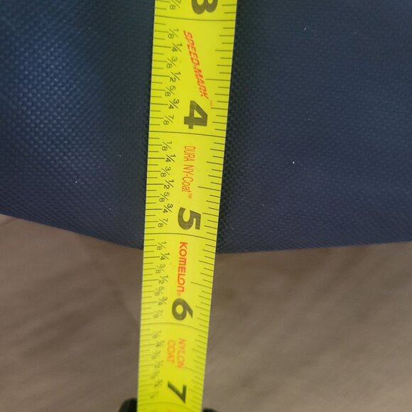 Puerto Rico Fish & Sailboat Print Tote Bag With Zipper Closure & Pouch Navy Blue - Picture 6 of 6